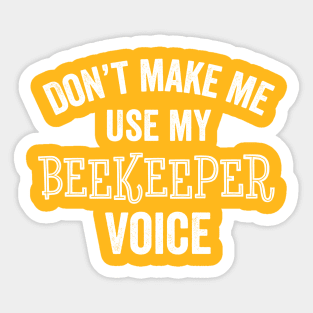 Funny Beekeeper Bees Hive Lover Gift Sticker